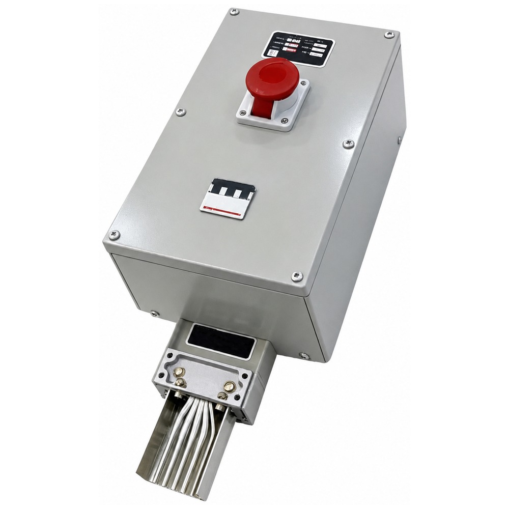 Tap-off box connection detail