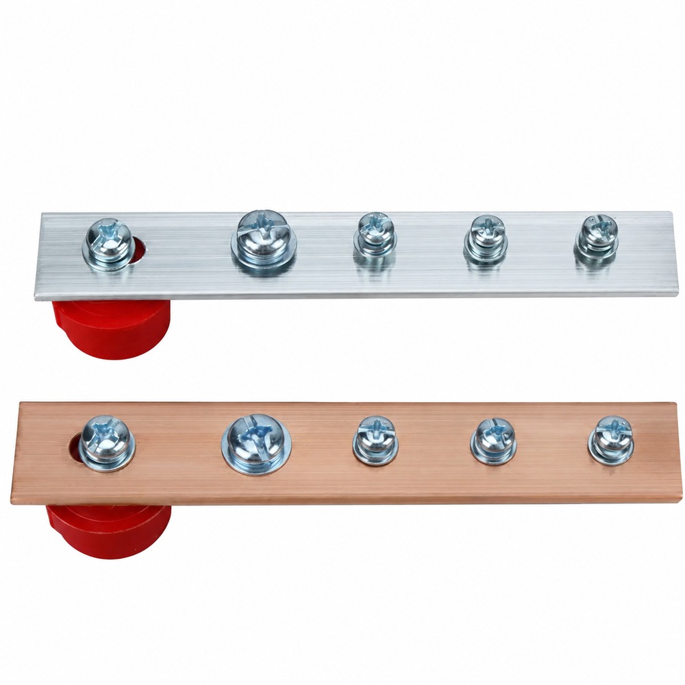 Grounding busbar screw detail